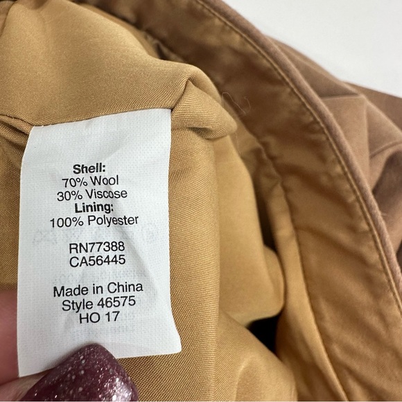 J.Crew Women’s The Pencil Skirt Wool Blend Lined Camel Beige Color Size 2 - Picture 6 of 7